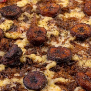 Carne seca com Banana da Terra