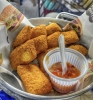 Quadradinhos de queijo gouda