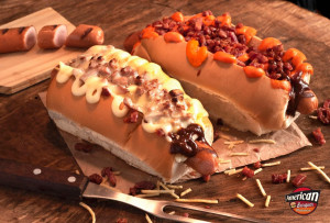 Hot Dog Cheddar Bacon