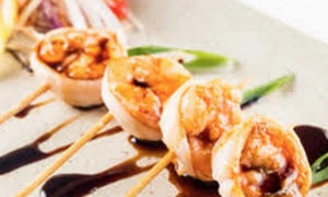 Robata 4 unidades de camarão