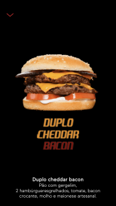 Duplo Cheddar Bacon
