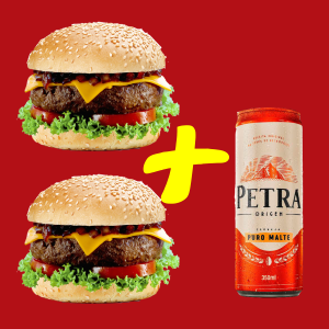 2 X-TUDO + 1 PETRA 350ML